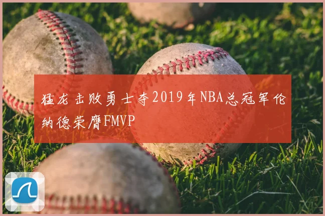 猛龙击败勇士夺2019年NBA总冠军伦纳德荣膺FMVP